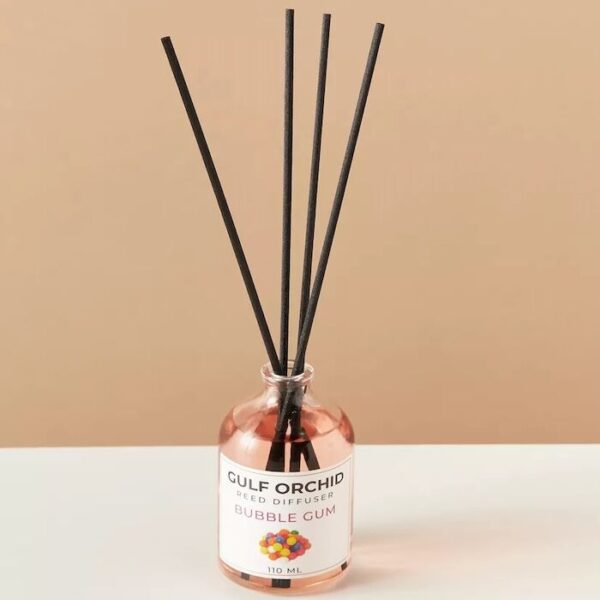 Gulf Orchid Scented Reed Diffuser Bubble Gum 110ml - Image 2