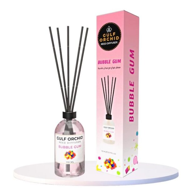 Gulf Orchid Scented Reed Diffuser Bubble Gum 110ml