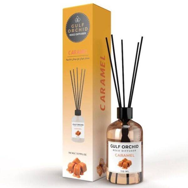 Gulf Orchid Scented Reed Diffuser Caramel 110ml