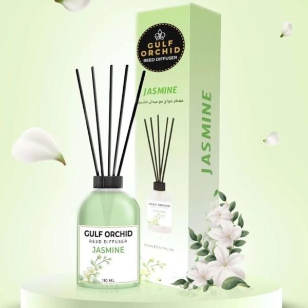 Gulf Orchid Scented Reed Diffuser Jasmine 110ml - Image 2