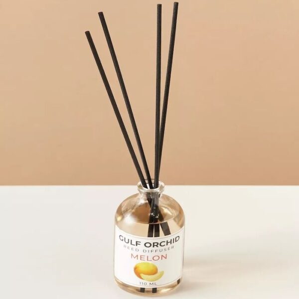 Gulf Orchid Scented Reed Diffuser Melon 110ml - Image 3