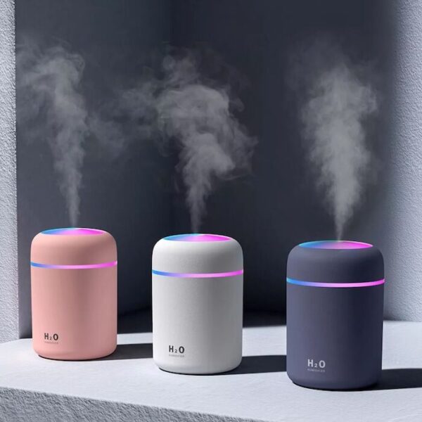 H2O Electric Air Diffuser Aroma Oil Humidifier LED Light Up Home Relax Defuser 300ml