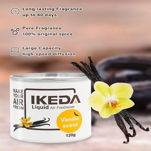 Ikeda Liquid Air Freshner Vanilla Scent 120g - Image 3