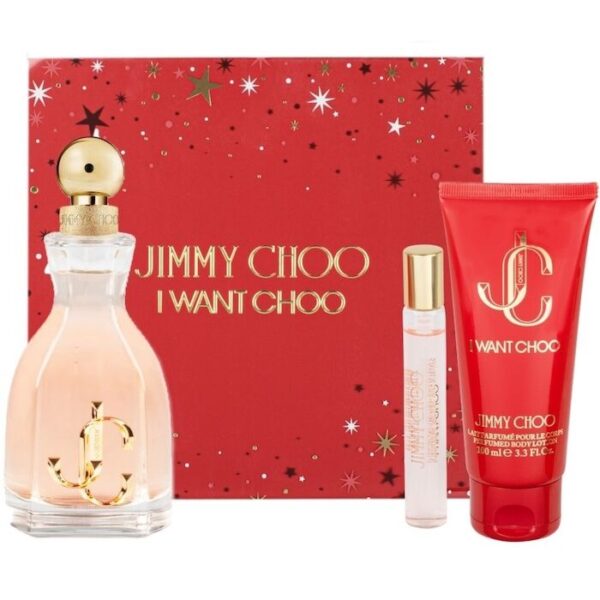 Jimmy Choo I want Choo EDP 100ml 3 Piece Gift Set