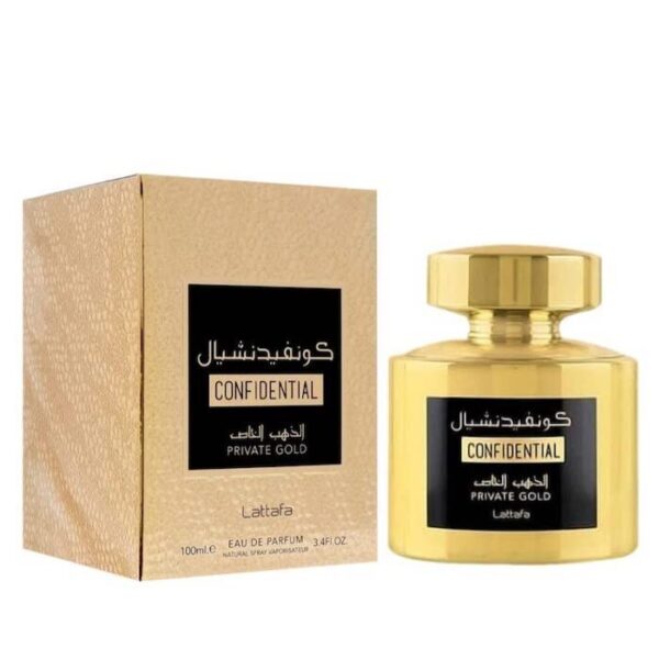 Lattafa Confidential Private Gold EDP 100ml - Image 2