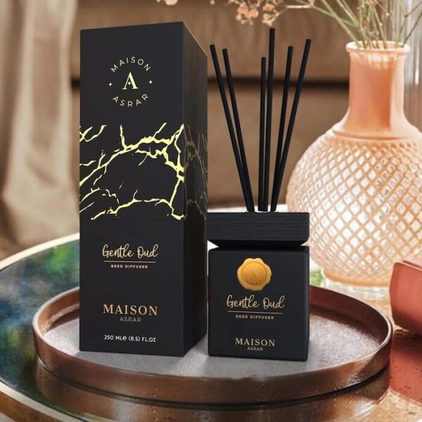 Maison Asrar Gentle Oud Reed Diffuser 250ml - Image 3