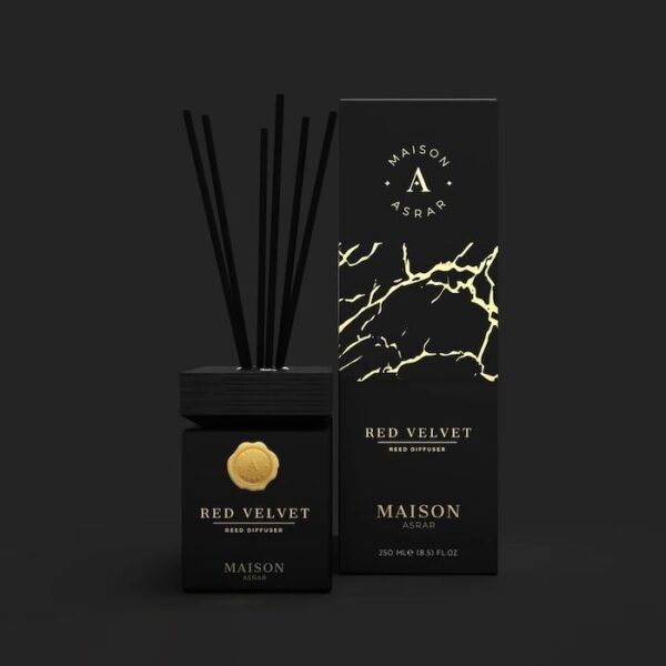 Maison Asrar Red Velvet Reed Diffuser 250ml - Image 3