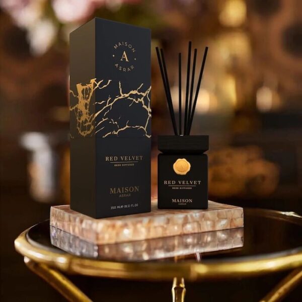 Maison Asrar Red Velvet Reed Diffuser 250ml - Image 2