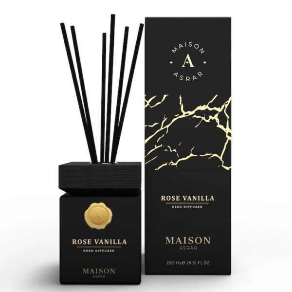 Maison Asrar Rose Vanilla Reed Diffuser 250ml